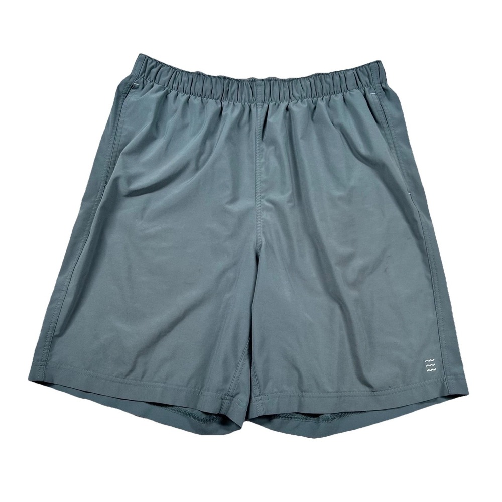 Free Fly Shorts Mens L Gym Athletic Workout Athleisure 8" Inseam Elastic Waist